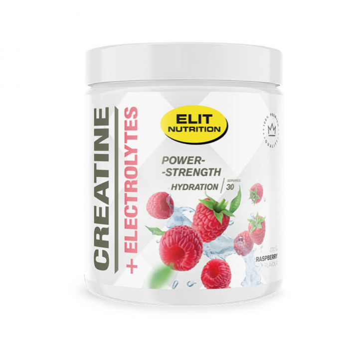 Elit Nutrition Creatine + Electrolytes, 270 g i gruppen Kosttillskott & Livsmedel / Mineraler / Elektrolyter hos Tillskottsbolaget (ELIT6574355)