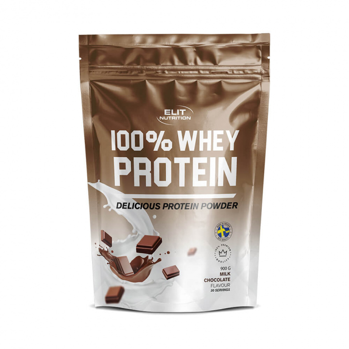 Elit Nutrition 100% Whey, 900 g i gruppen Kosttillskott & Livsmedel / Proteinpulver / Vassleprotein / Whey protein hos Tillskottsbolaget (ELIT65745)