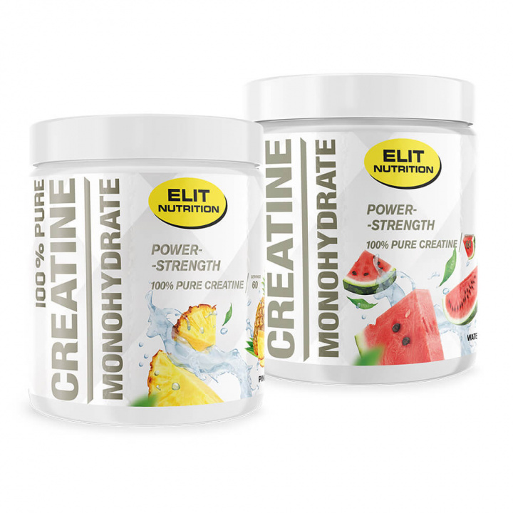 2 x Elit Nutrition 100% Pure Creatine Monohydrate, 300 g i gruppen Kosttillskott & Livsmedel / Kreatin / Kreatinmonohydrat hos Tillskottsbolaget (ELIT65783)