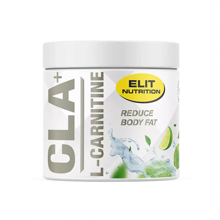 Elit Nutrition CLA + L-Carnitine, 180 g (Lime) i gruppen Kosttillskott & Livsmedel / Viktminskning / Koffeinfri Fettförbrännare hos Tillskottsbolaget (ELIT673-2)