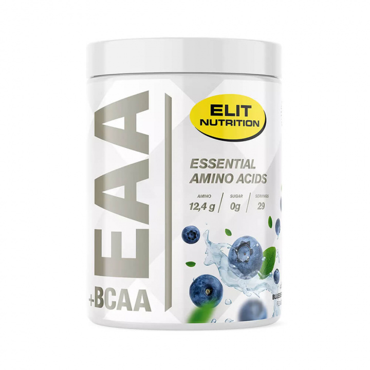 Elit Nutrition EAA + BCAA, 400 g (Blueberry) i gruppen Kosttillskott & Livsmedel / Aminosyror / EAA hos Tillskottsbolaget (ELIT7483-4)