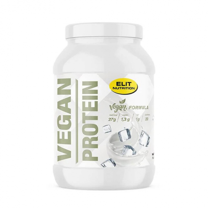 Elit Nutrition Vegan Protein, 750 g (Naturell) i gruppen Kosttillskott & Livsmedel / Proteinpulver / Laktosfritt Protein hos Tillskottsbolaget (ELIT8523-2)