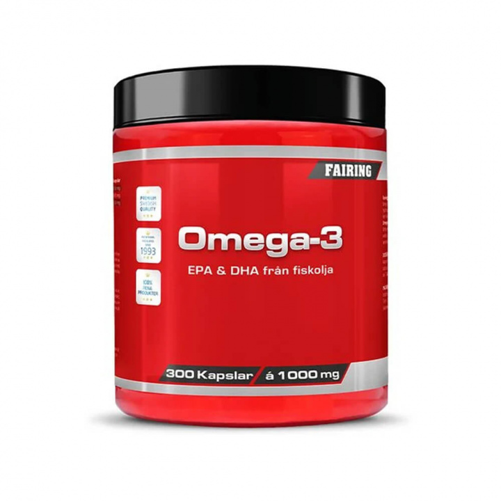 Fairing Omega-3, 300 caps i gruppen Kosttillskott & Livsmedel / Omega-3 & Fettsyror / Omega-3 hos Tillskottsbolaget (FAIRING7573)