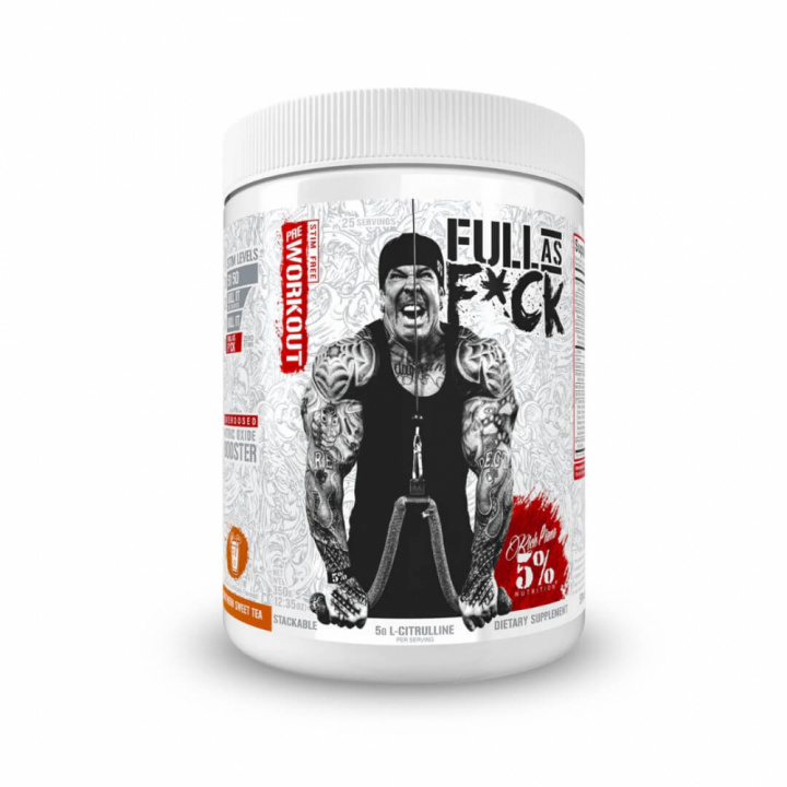 5% Nutrition Full As F*ck Legendary Series, 350 g (Southern Sweet Tea) i gruppen Kosttillskott & Livsmedel / Prestationshöjare / Pump hos Tillskottsbolaget (FIVE6800BR-1)