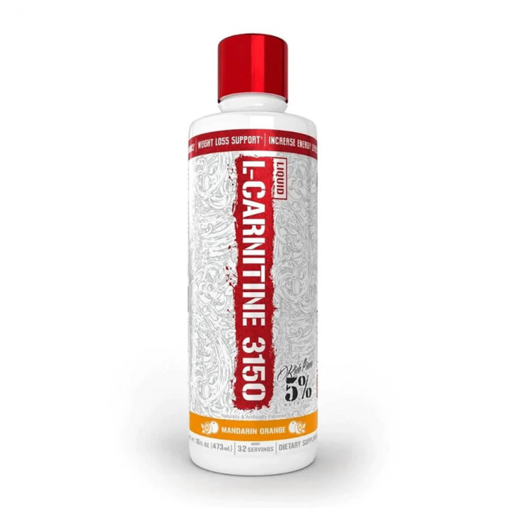 5% Nutrition Liquid L-Carnitine 3150, 473 ml (Mandarin Orange) i gruppen Kosttillskott & Livsmedel / Viktminskning / Koffeinfri Fettförbrännare hos Tillskottsbolaget (FIVE753-3)