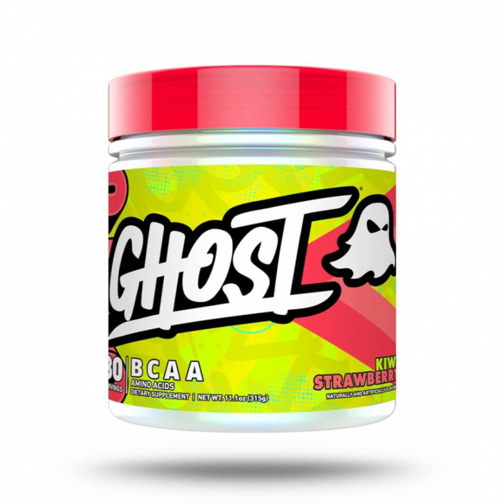 Ghost BCAA, 30 servings (Kiwi Strawberry) i gruppen Kosttillskott & Livsmedel / Aminosyror / BCAA hos Tillskottsbolaget (GHOST001-2)