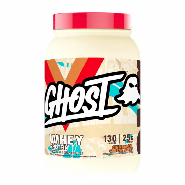 Ghost 100% Whey, 924 g (Cinnamon Cereal Milk) i gruppen Kosttillskott & Livsmedel / Proteinpulver / Blandprotein hos Tillskottsbolaget (GHOST854-6)