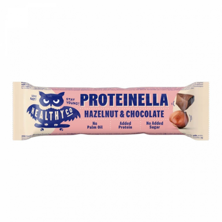 HealthyCo Proteinella Protein Bar, 35 g (Hazelnut & Chocolate) i gruppen Bars / Proteinbars hos Tillskottsbolaget (HEALTHYCO812-1)