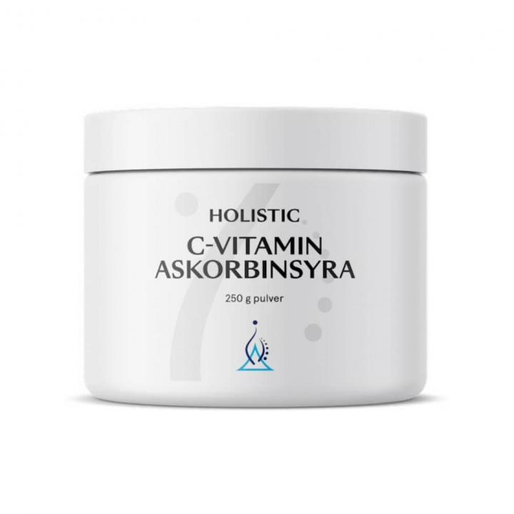 Holistic C-vitamin Askorbinsyra, 250 g i gruppen Kosttillskott & Livsmedel / Hälsokost / Antioxidanter hos Tillskottsbolaget (HOLISTIC753)