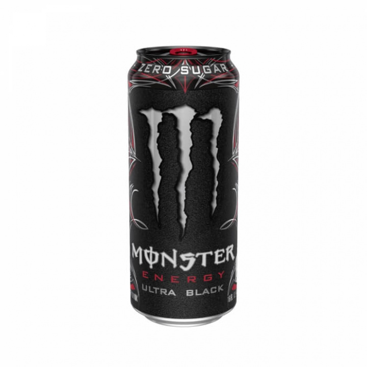 Monster Energy, 500 ml (Ultra Black) i gruppen Drycker / Energidryck hos Tillskottsbolaget (MONSTER001-7)