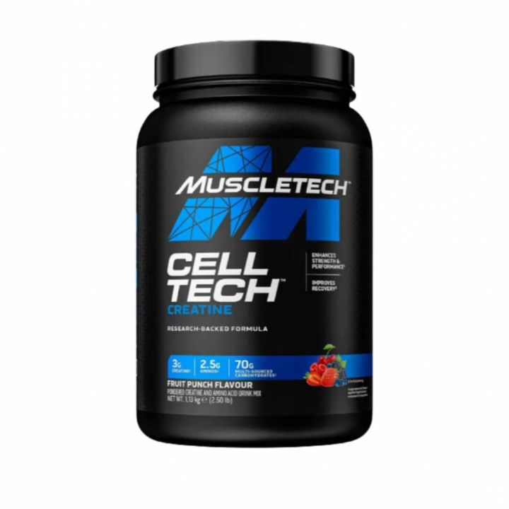 Muscletech Cell-Tech, 1,13 kg (Fruit Punch) i gruppen Kosttillskott & Livsmedel / Kreatin / Kreatinblandningar hos Tillskottsbolaget (MUSCLETECH743-1)