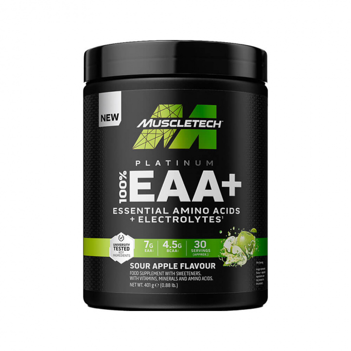 MuscleTech Platinum 100% EAA+, 400 g i gruppen Kosttillskott & Livsmedel / Aminosyror / EAA hos Tillskottsbolaget (MUSCLETECH8624)