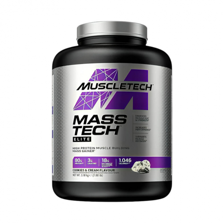 Muscletech Mass-Tech Elite, 3,18 kg i gruppen Shoppa efter Tema / Kosttillskott för kvinnor hos Tillskottsbolaget (MUSCLETECH8932)