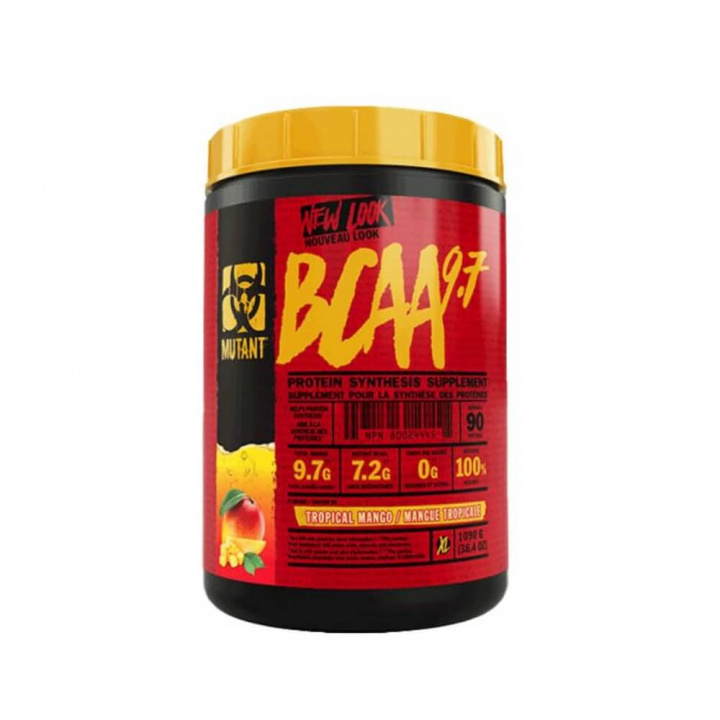 Mutant BCAA 9.7, 30 servings (Tropical Mango) i gruppen Kosttillskott & Livsmedel / Aminosyror / BCAA hos Tillskottsbolaget (MUTANT0017-9)