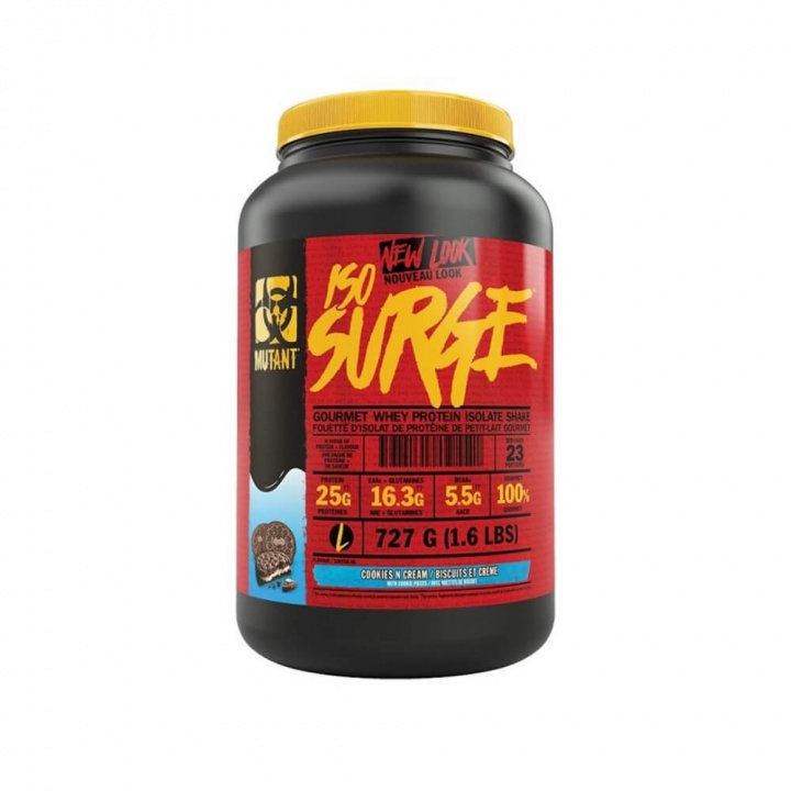 Mutant ISO Surge, 727 g (Cookies & Cream) i gruppen Kosttillskott & Livsmedel / Proteinpulver / Isolatprotein hos Tillskottsbolaget (MUTANT653-5)