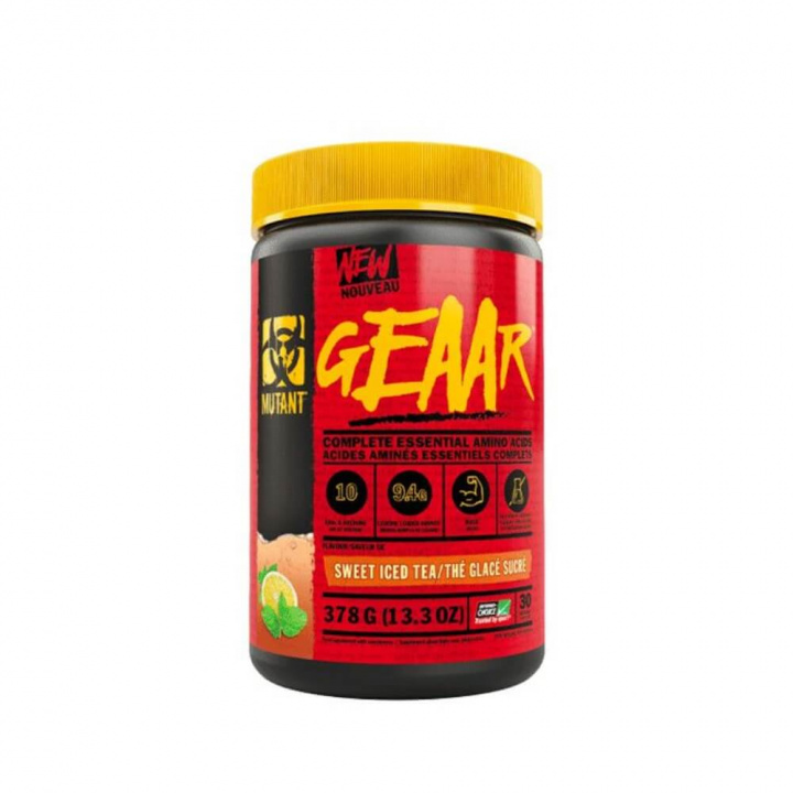 Mutant GEAAR, 30 serv. (Sweet Iced Tea) i gruppen Kosttillskott & Livsmedel / Aminosyror / EAA hos Tillskottsbolaget (MUTANT856-2)