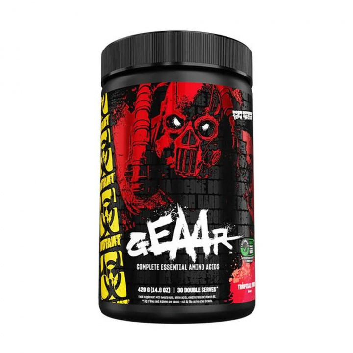 Mutant GEAAR, 30 serv. (Tropical Fruit Punch) i gruppen Kosttillskott & Livsmedel / Aminosyror / EAA hos Tillskottsbolaget (MUTANT856-3)