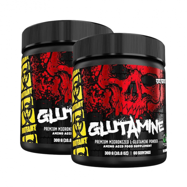 2 x Mutant Core Series Glutamine, 300 g i gruppen Kosttillskott & Livsmedel / Hälsokost / Immunförsvar hos Tillskottsbolaget (MUTANT9504)