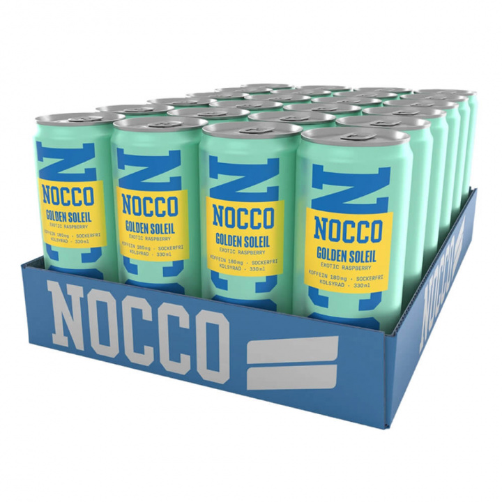 24 x NOCCO BCAA, 330 ml (Golden Soleil) i gruppen Drycker / Energidryck hos Tillskottsbolaget (NOCCO758599)