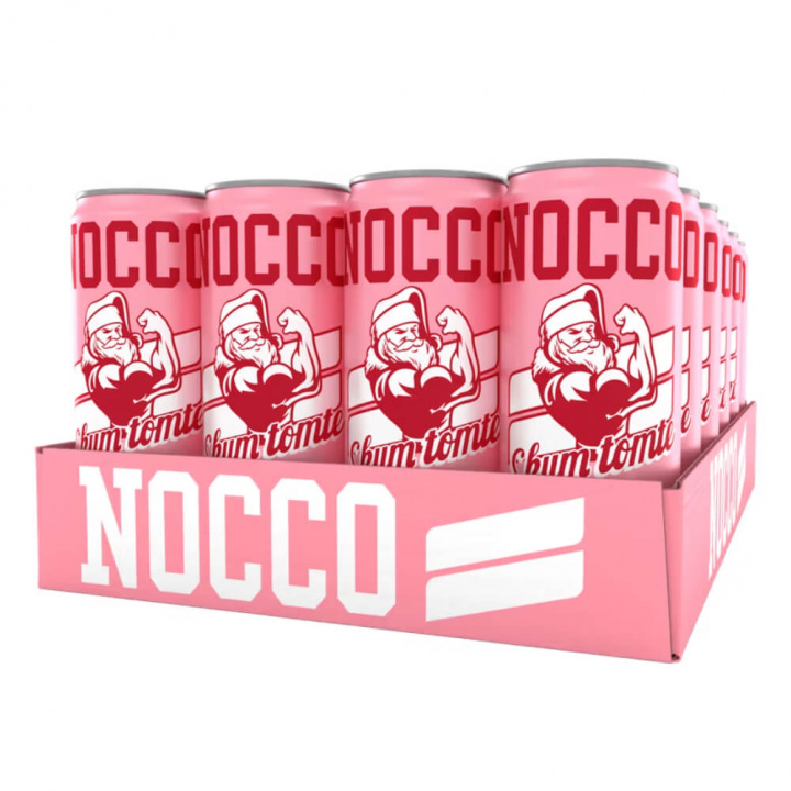 24 x NOCCO BCAA, 330 ml (Skum Tomte) i gruppen Drycker / Energidryck hos Tillskottsbolaget (NOCCO7843)