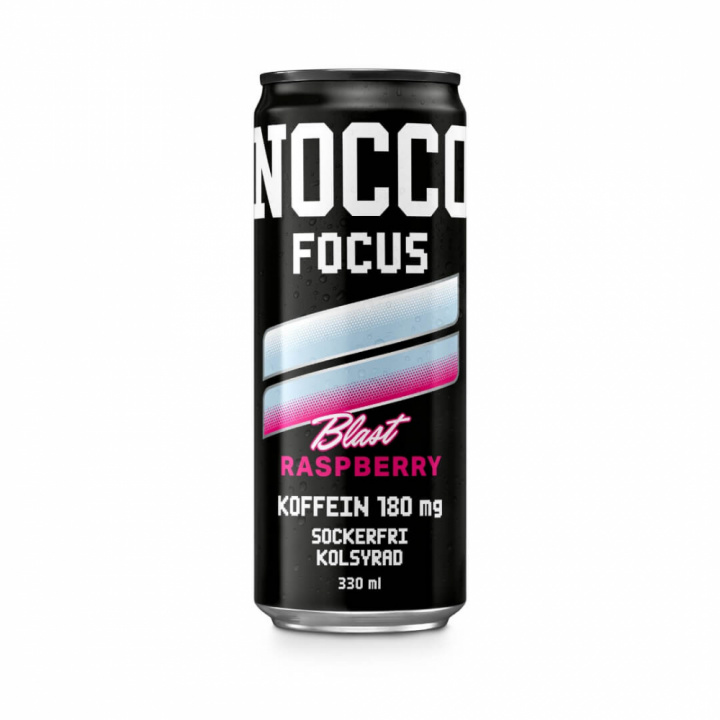 NOCCO FOCUS, 330 ml (Raspberry Blast) i gruppen Drycker / Energidryck hos Tillskottsbolaget (NOCCOFOCUS-3)
