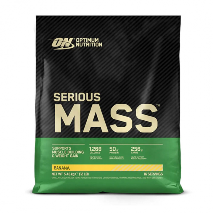 Optimum Nutrition Serious Mass, 5400 g (Banana) i gruppen Shoppa efter Tema / Kosttillskott för kvinnor hos Tillskottsbolaget (OPTIMUM006TBCS)