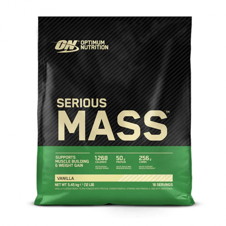Optimum Nutrition Serious Mass, 5400 g (Vanilla) i gruppen Shoppa efter Tema / Kosttillskott för kvinnor hos Tillskottsbolaget (OPTIMUM006V)