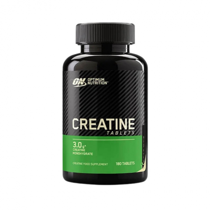 Optimum Nutrition Creatine Monohydrate, 180 tabs i gruppen Kosttillskott & Livsmedel / Kreatin / Kreatinmonohydrat hos Tillskottsbolaget (OPTIMUM679)