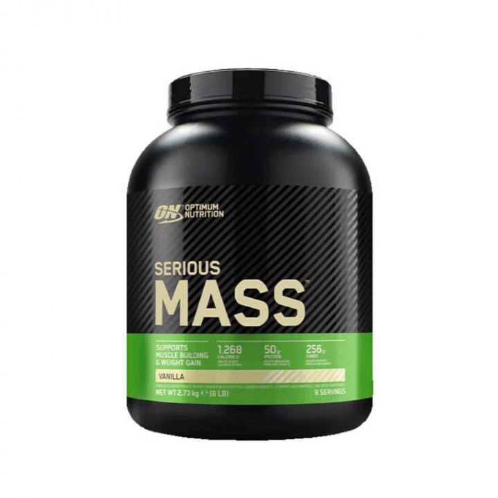 Optimum Nutrition Serious Mass, 2,7 kg (Vanilla) i gruppen Shoppa efter Tema / Kosttillskott för kvinnor hos Tillskottsbolaget (OPTIMUM783-1)