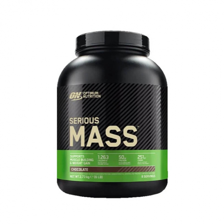 Optimum Nutrition Serious Mass, 2,7 kg (Chocolate) i gruppen Shoppa efter Tema / Kosttillskott för kvinnor hos Tillskottsbolaget (OPTIMUM783-3)