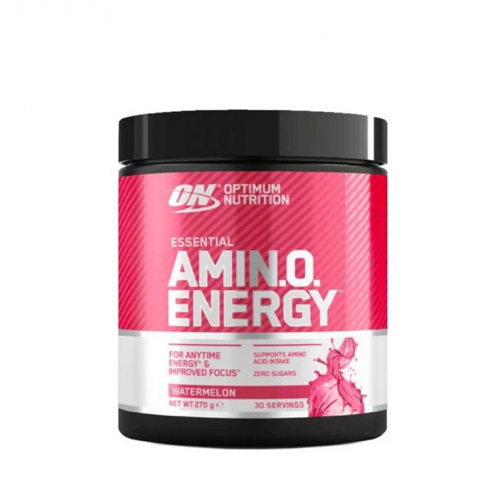 Optimum Nutrition Amino Energy, 270 g (Watermelon) i gruppen Kosttillskott & Livsmedel / Aminosyror / Uppiggande Aminosyror hos Tillskottsbolaget (OPTIMUM8453-2)