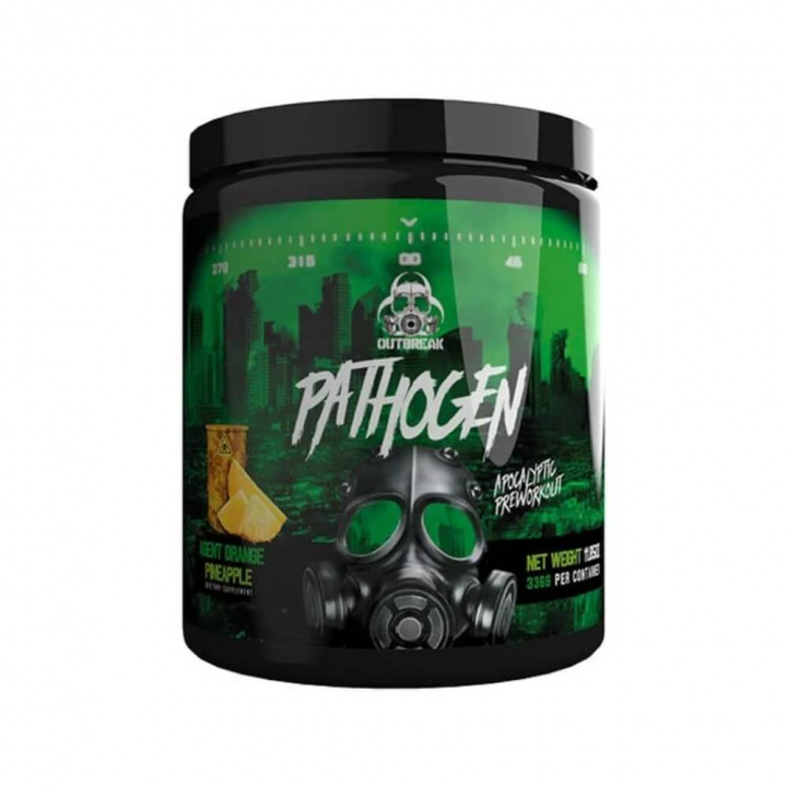 Outbreak Pathogen PWO, 360 g (Agent Orange Pineapple) i gruppen Kosttillskott & Livsmedel / Prestationshöjare / Pre-Workout / PWO hos Tillskottsbolaget (OUTBREAK753-1)