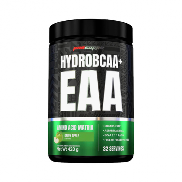 Pro Supps Hydro BCAA+EAA, 420 g i gruppen Kosttillskott & Livsmedel / Aminosyror / EAA hos Tillskottsbolaget (PROSUPPS6574)