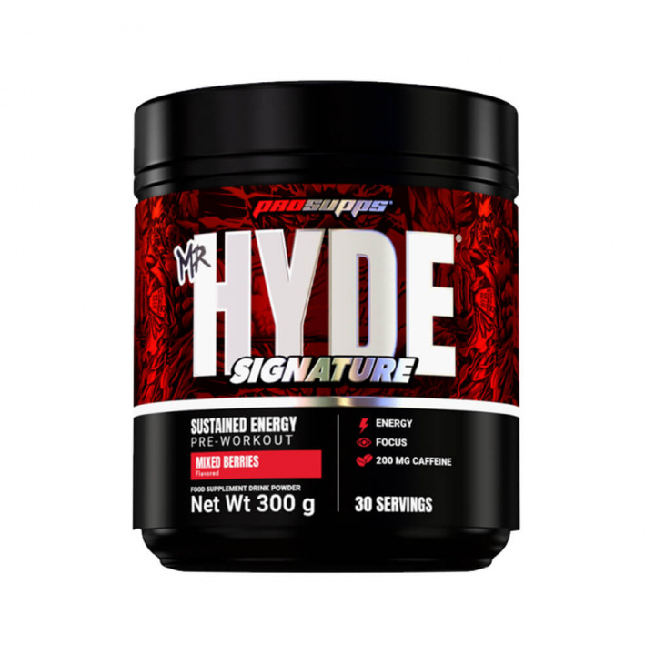 Pro Supps Mr. Hyde Signature, 30 serv. i gruppen Kosttillskott & Livsmedel / Prestationshöjare / Pre-Workout / PWO hos Tillskottsbolaget (PROSUPPS67783)