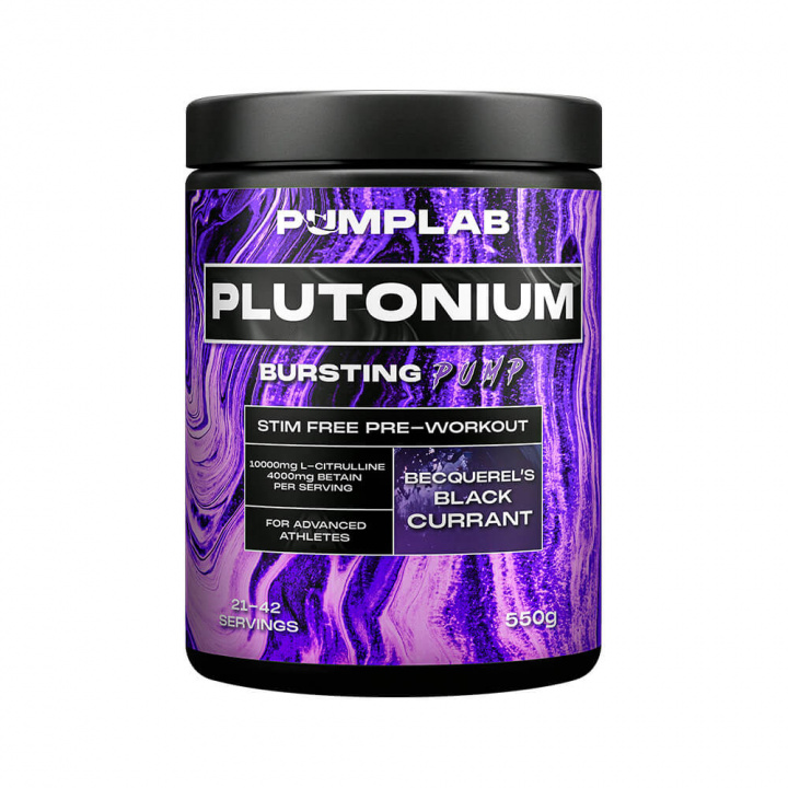 PumpLab PLUTONIUM - Stim Free PWO, 550 g i gruppen Kosttillskott & Livsmedel / Prestationshöjare / Pump hos Tillskottsbolaget (PUMPLAB56345)