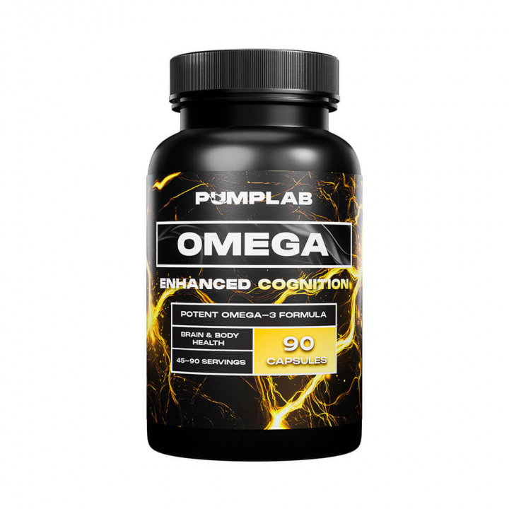 PumpLab OMEGA, 90 caps i gruppen Kosttillskott & Livsmedel / Omega-3 & Fettsyror / Omega-3 hos Tillskottsbolaget (PUMPLAB7689)