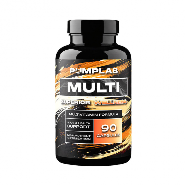 PumpLab MULTI, 90 caps i gruppen Kosttillskott & Livsmedel / Vitaminer / Multivitamin hos Tillskottsbolaget (PUMPLAB7926)