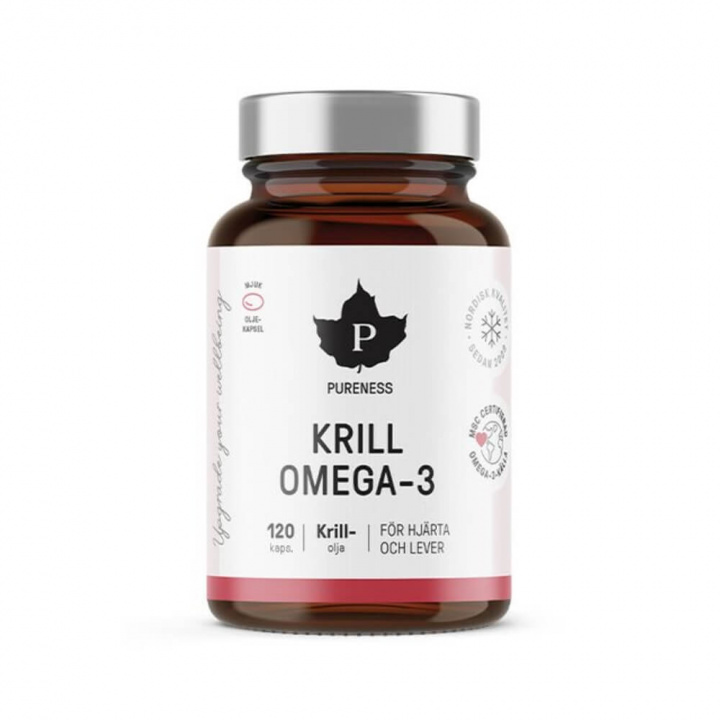 Pureness Krill Omega-3, 120 caps i gruppen Kosttillskott & Livsmedel / Omega-3 & Fettsyror / Omega-3 hos Tillskottsbolaget (PURENESS8248)