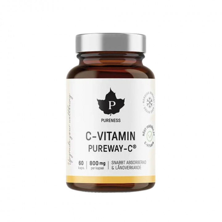 Pureness C-Vitamin Pureway-C®, 60 caps i gruppen Kosttillskott & Livsmedel / Vitaminer / C-vitamin hos Tillskottsbolaget (PURENESS9273)