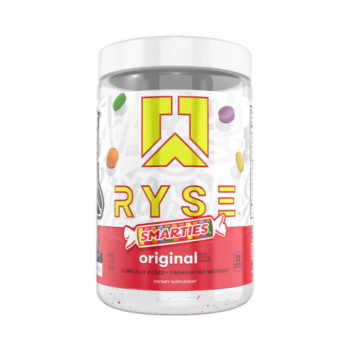 Ryse Supps Loaded Pre, 30 serv. (Smarties Original) i gruppen Kosttillskott & Livsmedel / Prestationshöjare / Pre-Workout / PWO hos Tillskottsbolaget (RYSE8978-5)