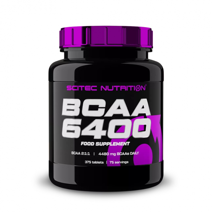 Scitec Nutrition BCAA 6400, 375 tabs i gruppen Kosttillskott & Livsmedel / Aminosyror / BCAA hos Tillskottsbolaget (SCITEC0080)