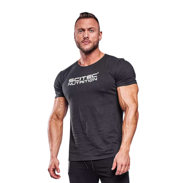 Scitec Nutrition T-Shirt, Black i gruppen Träningstillbehör / Träningskläder hos Tillskottsbolaget (SCITEC2973)