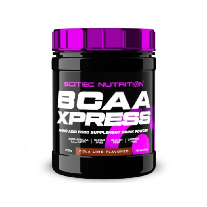 Scitec Nutrition BCAA Xpress, 280 g (Cola-Lime) i gruppen Kosttillskott & Livsmedel / Aminosyror / BCAA hos Tillskottsbolaget (SCITEC5463-3)