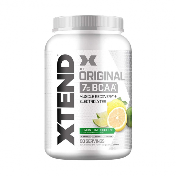 Scivation Xtend BCAA, 90 serveringar (Lemon Lime) i gruppen Kosttillskott & Livsmedel / Aminosyror / BCAA hos Tillskottsbolaget (SCIVATION001TCF)