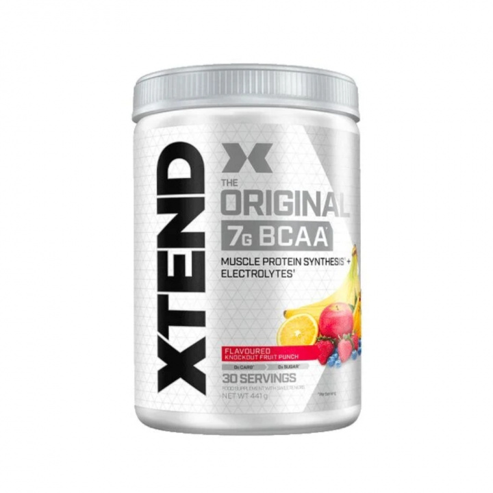Scivation Xtend BCAA, 30 serveringar (Fruit Punch) i gruppen Kosttillskott & Livsmedel / Aminosyror / BCAA hos Tillskottsbolaget (SCIVATON0010FP)