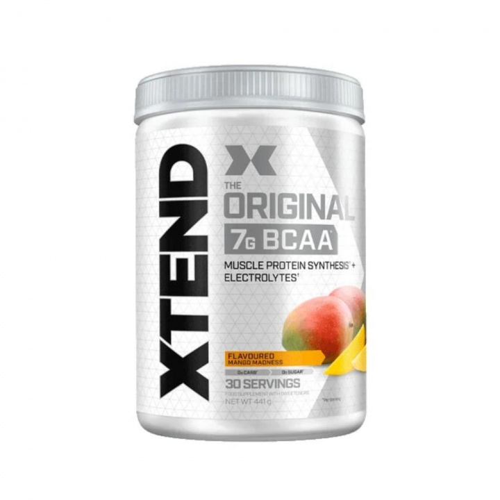 Scivation Xtend BCAA, 30 serveringar (Mango Madness) i gruppen Kosttillskott & Livsmedel / Aminosyror / BCAA hos Tillskottsbolaget (SCIVATON0010TCG)