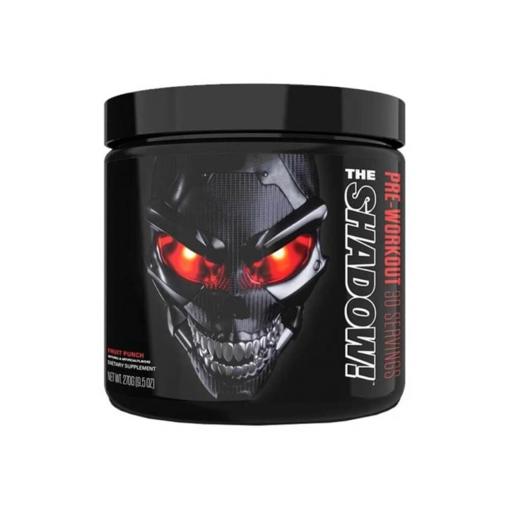 JNX Sports The Shadow, 270 g (Fruit Punch) i gruppen Kosttillskott & Livsmedel / Prestationshöjare / Pre-Workout / PWO hos Tillskottsbolaget (SHADOW001-2)