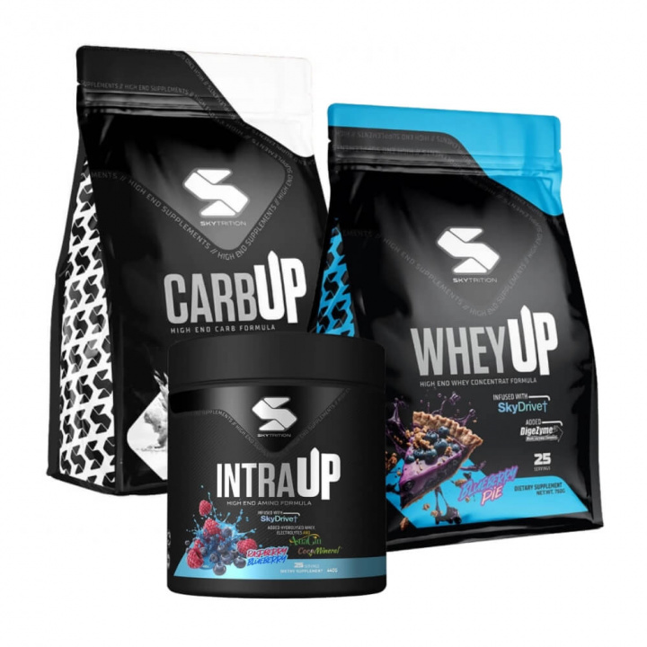 Skytrition Intra & Post Stack i gruppen Kosttillskott & Livsmedel / Kolhydrater / Highly Branched Cyclic Dextrin hos Tillskottsbolaget (SKYTRITION9337)