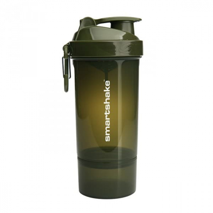 SmartShake Original2GO ONE, 800 ml (Army Green) i gruppen Träningstillbehör / Flaskor & Shakers hos Tillskottsbolaget (SMARTSHAKE002-2)