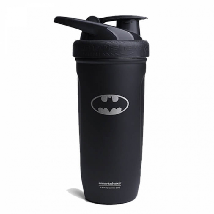 Smartshake DC Comics Reforce Stainless Steel, 900 ml (Batman) i gruppen Träningstillbehör / Flaskor & Shakers hos Tillskottsbolaget (SMARTSHAKE75321-2)